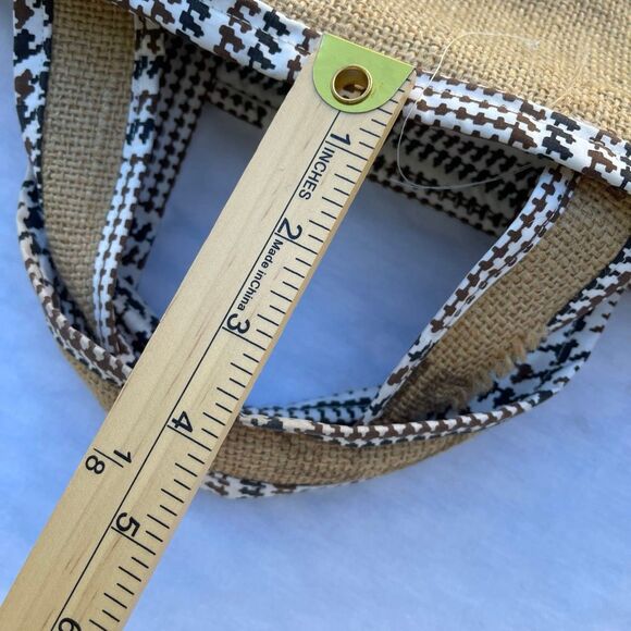 Codech up-cycled tote bag burlap lined coffee sack. - Picture 6 of 8